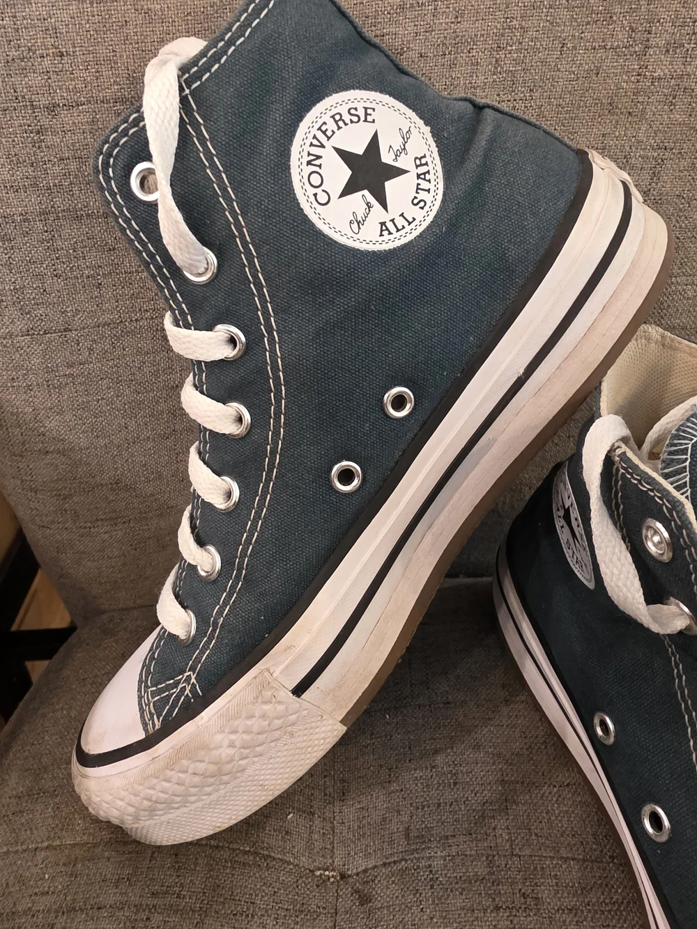 Converse Kids' Teal High-Top Sneakers with White Accents